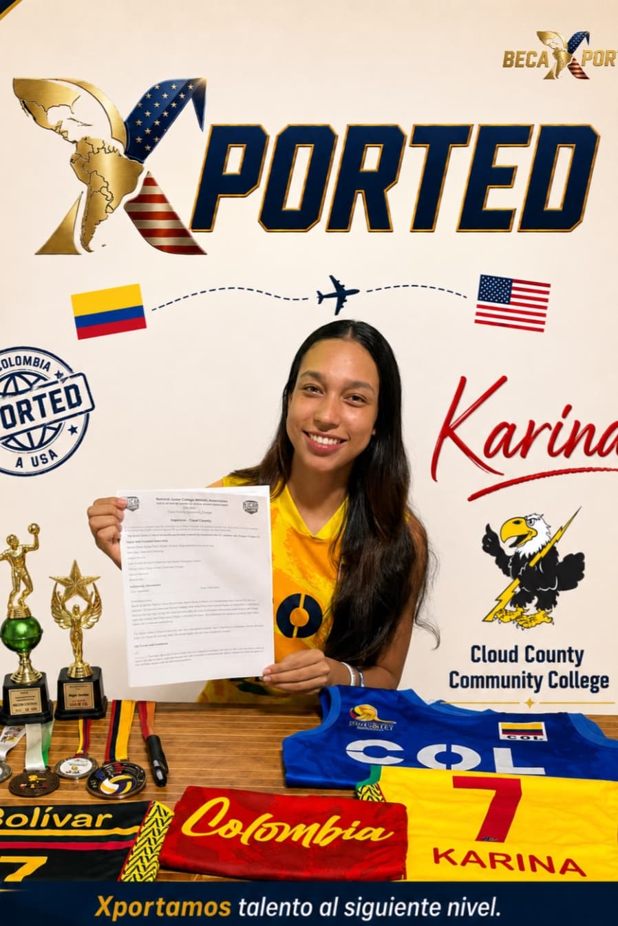 Karina Castellar, Cloud County Community College